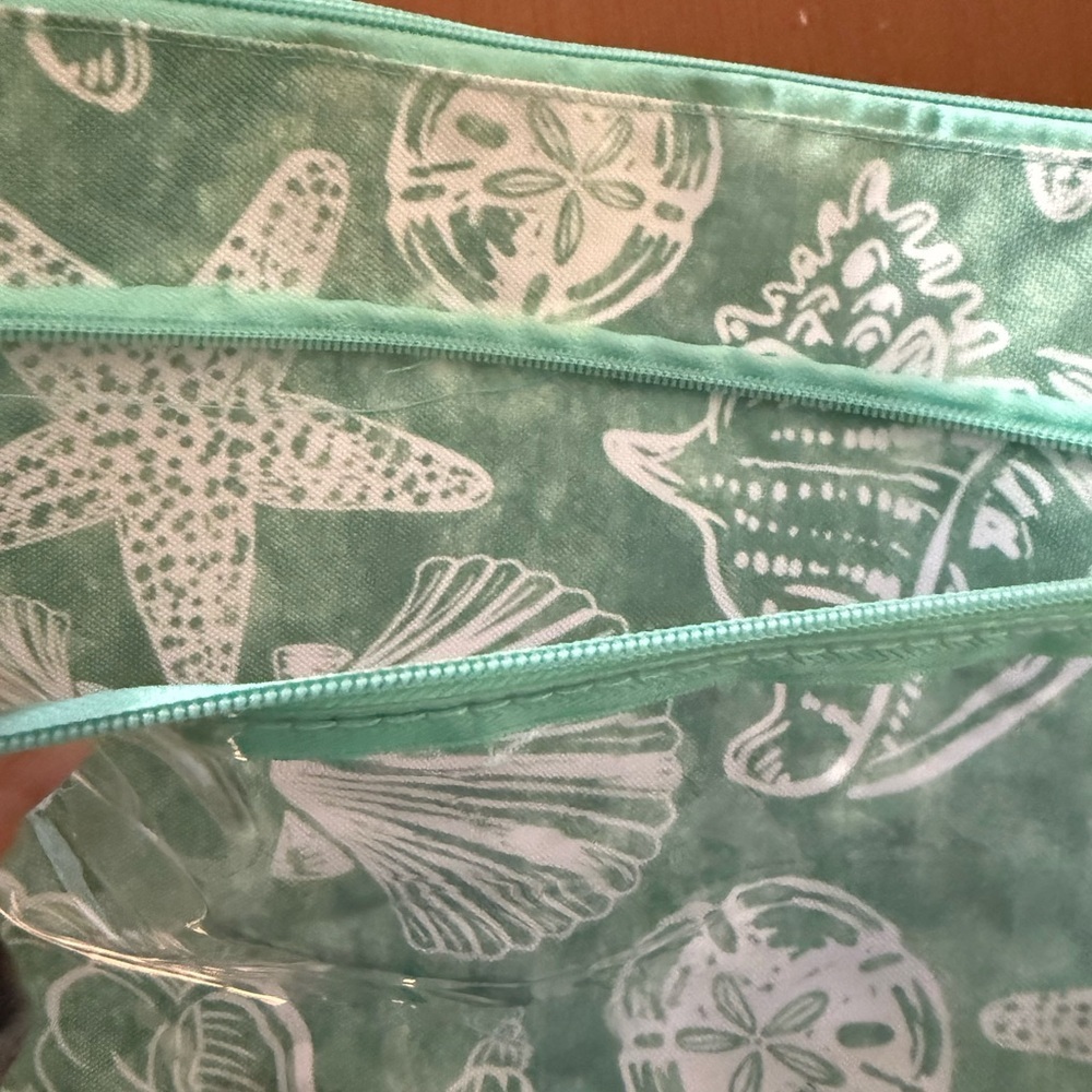 Beach theme cosmetic/toiletries pouch NWOT - Picture 3 of 11